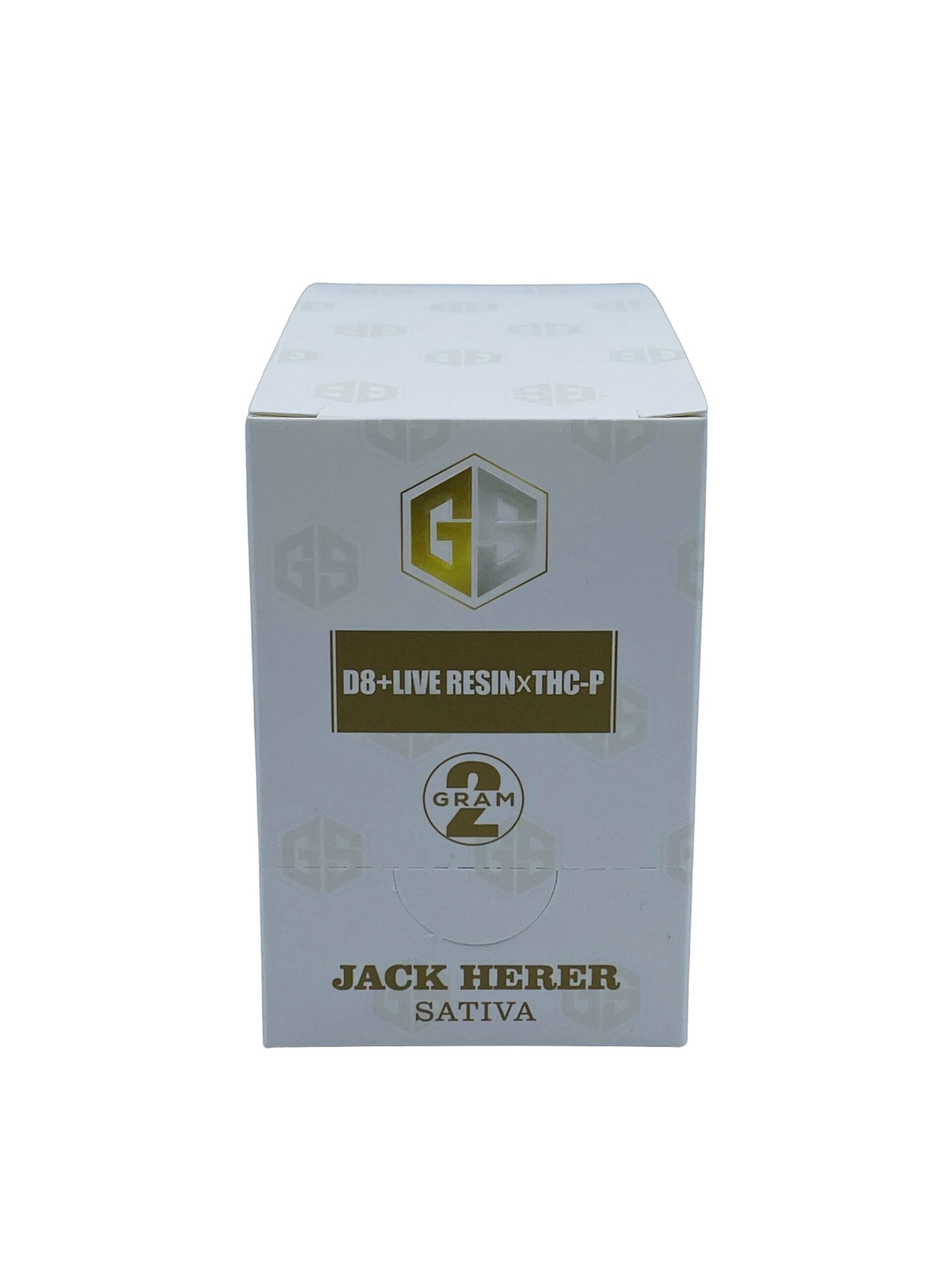 Live Resin Cartridge | Jack Herer | 2 Gram | Sativa – Gold Silver 